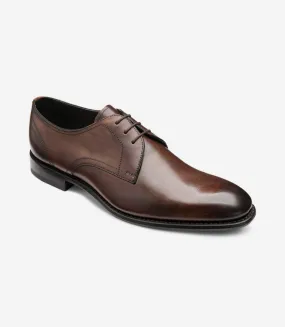 LOAKE - Atherton Premium Derby Shoe - Dark Brown Calf LOAKE - Atherton Premium Derby Shoe - Dark Brown Calf