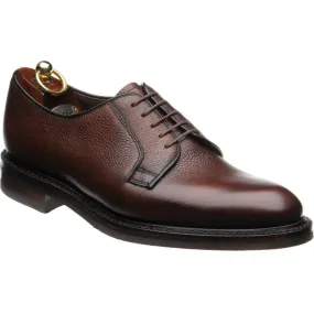 LOAKE -TROON Plain tie Derby shoe -Deep Rosewood Grain Burnished LOAKE -TROON Plain tie Derby shoe -Deep Rosewood Grain Burnished