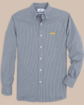 LSU Tigers Gingham Button Down Shirt LSU Tigers Gingham Button Down Shirt