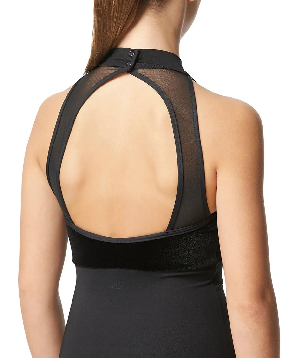 LUF508C Mock Neck Leo