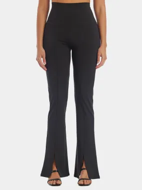 Luxe Knit Front Slit Flare Legging Luxe Knit Front Slit Flare Legging