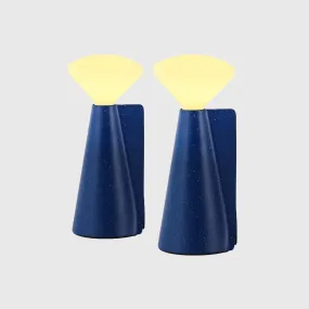 Mantle Portable Lamp in Cobalt Blue - Set of 2 Mantle Portable Lamp in Cobalt Blue - Set of 2