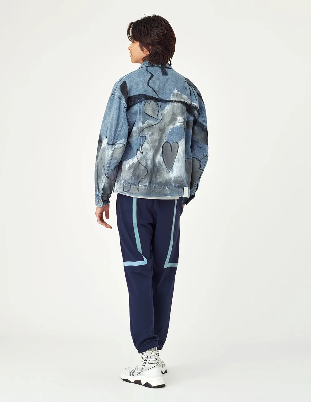 MARK FAST Hand-Painting Denim Jacket