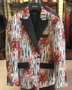 Men's Dinner Blazer - Rose Red - prom - wedding - sport coat Men's Dinner Blazer - Rose Red - prom - wedding - sport coat
