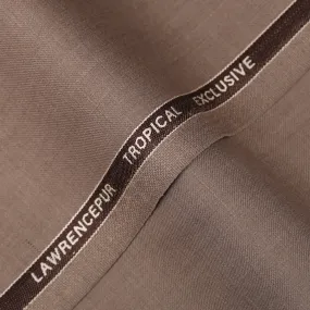 Mocha Brown Plain , Wool Blend, Tropical Exclusive Suiting Fabric Mocha Brown Plain , Wool Blend, Tropical Exclusive Suiting Fabric
