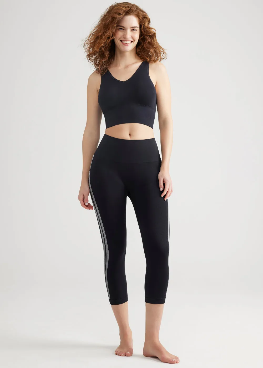 Morgan Seamless Cropped Capri Shaping Legging