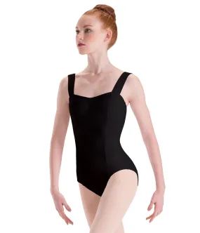 Motionwear Plus Size Wide Strap Princess Camisole Leotard Motionwear Plus Size Wide Strap Princess Camisole Leotard