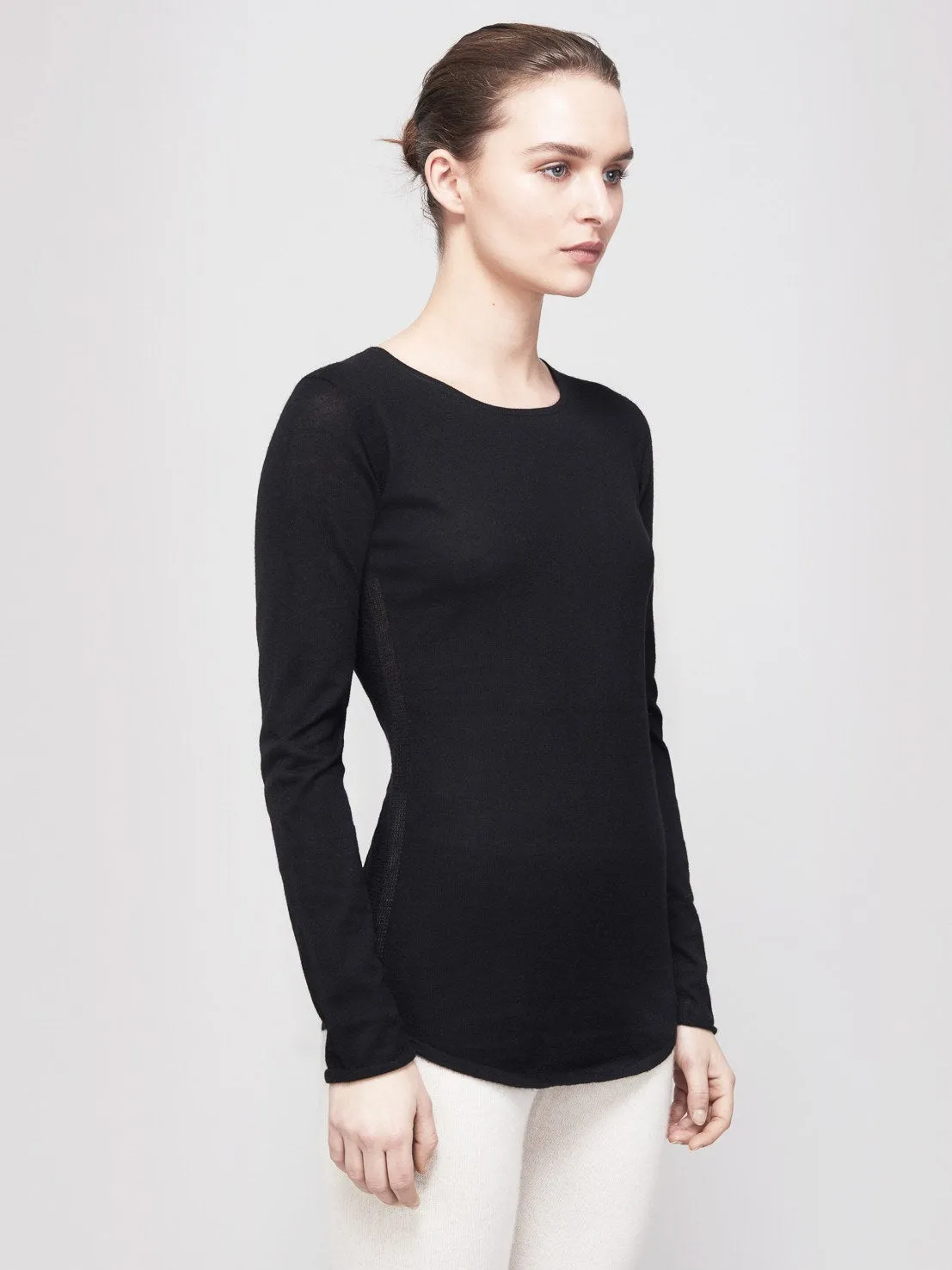 Mover-Breather Cashmere Sweater - Black