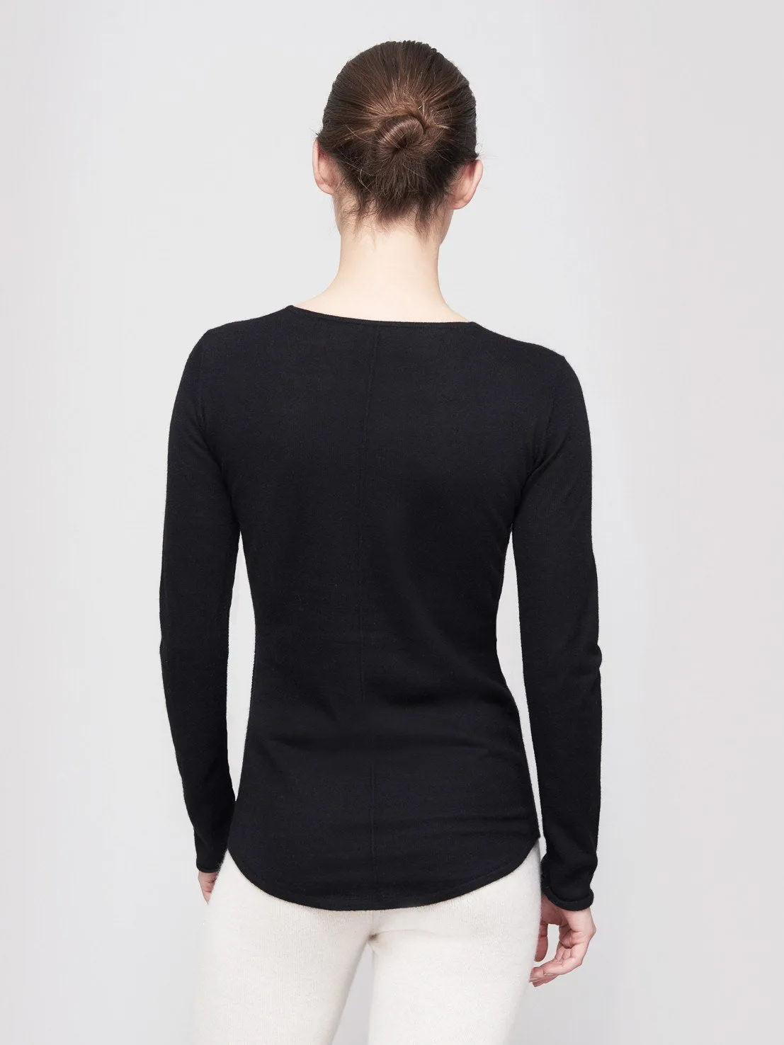 Mover-Breather Cashmere Sweater - Black