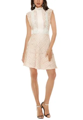 Nude Peaches Lace Mini Dress Nude Peaches Lace Mini Dress
