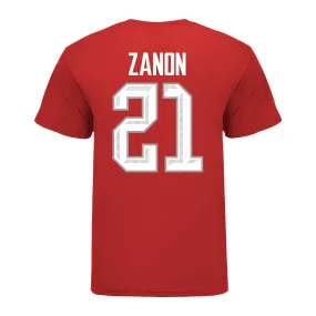Ohio State Buckeyes #21 Kiara Zanon Student Athlete Women's Hockey T-Shirt Ohio State Buckeyes #21 Kiara Zanon Student Athlete Women's Hockey T-Shirt
