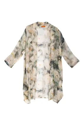Olives Side Drape Long Duster 6016 Olives Side Drape Long Duster 6016