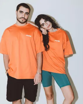Orange IYS Printed Oversized Tee Orange IYS Printed Oversized Tee