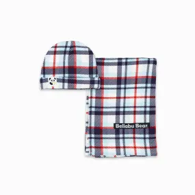 Original Plaid Bamboo Swaddle & Beanie Set Original Plaid Bamboo Swaddle & Beanie Set