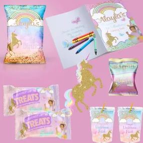 Pastel Unicorn Party Theme - FREE SHIPPING Pastel Unicorn Party Theme - FREE SHIPPING