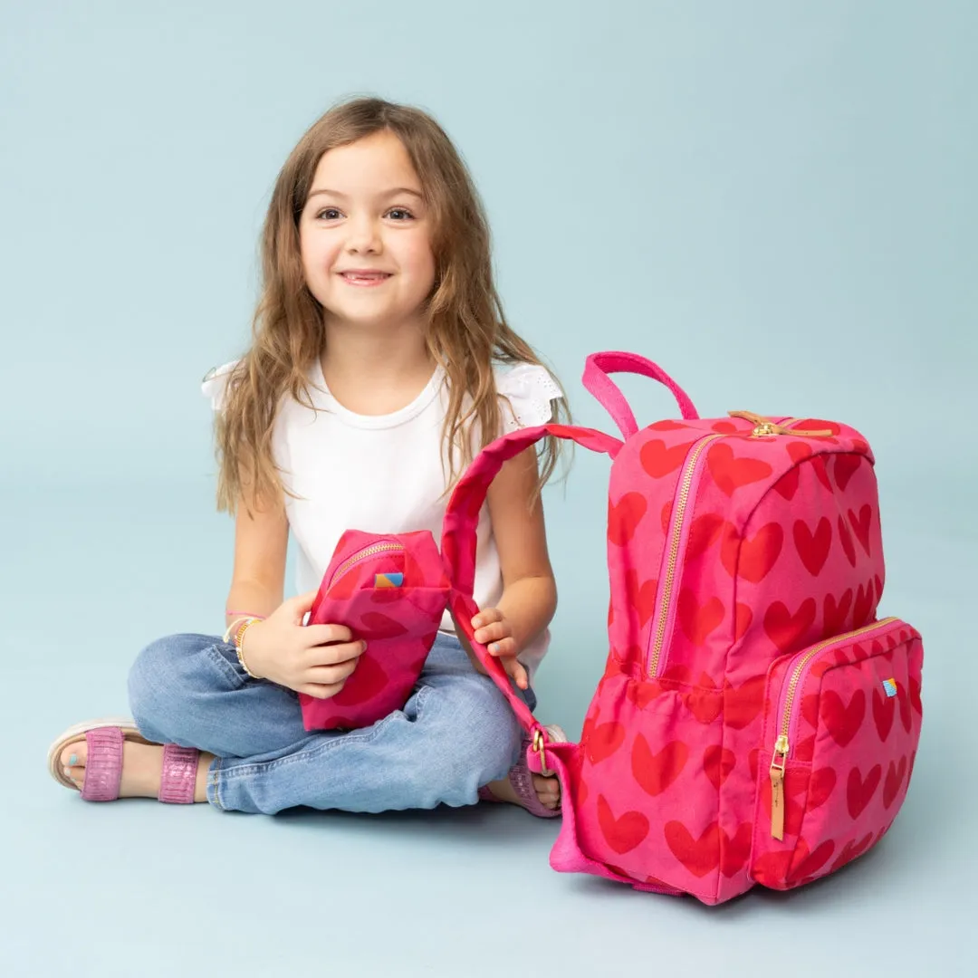 Pencil Case - Pink/Red Lots of LOVE