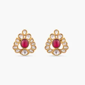 Phullati Jadau Silver Stud Earrings Phullati Jadau Silver Stud Earrings