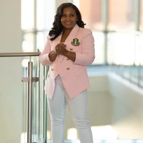 Pink AKA Double Breasted Blazer Pink AKA Double Breasted Blazer