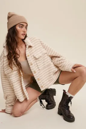 Plaid Fleece Shacket Plaid Fleece Shacket