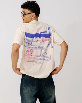 Playground Printed Oversized Tee Playground Printed Oversized Tee