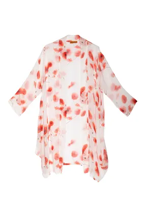 Poppies Side Drape Long Duster 6020 Poppies Side Drape Long Duster 6020