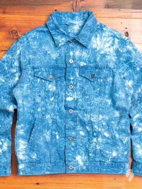 "10th Anniversary" Type-3 Denim Jacket in Indigo Tie-Dye "10th Anniversary" Type-3 Denim Jacket in Indigo Tie-Dye