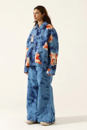 "AFTER HOURS" SILK PATCHWORK JACKET "AFTER HOURS" SILK PATCHWORK JACKET