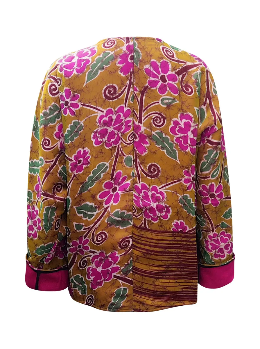 ReSaree felt jacket chamkila