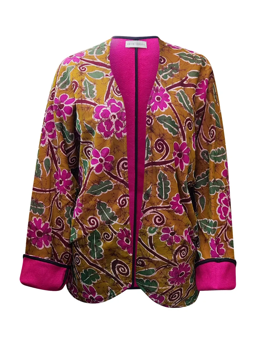 ReSaree felt jacket chamkila