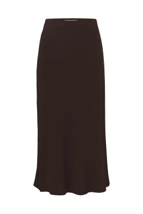 Rey Bias-Cut Skirt in Stretch Cupro Rey Bias-Cut Skirt in Stretch Cupro