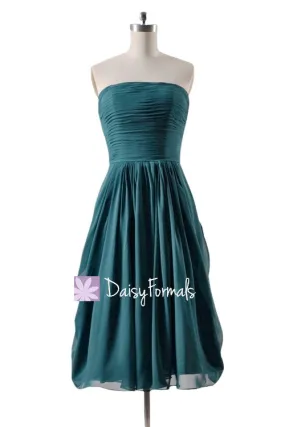 Rich Peacock Bridesmaid Dress Teal Bridal Party Dress (BM10825S) Rich Peacock Bridesmaid Dress Teal Bridal Party Dress (BM10825S)