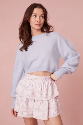 Ruffle Mini Floral Tiered Skirt Ruffle Mini Floral Tiered Skirt