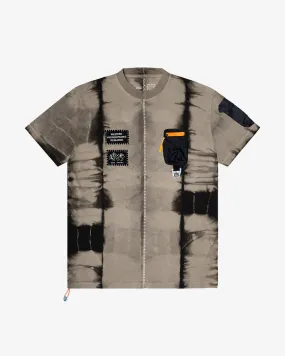 SA x WHR Patch Logo T-Shirt Tie Dye Grey SA x WHR Patch Logo T-Shirt Tie Dye Grey