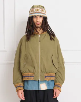 Seed Bomber - Olive Wonky-Wear Seed Bomber - Olive Wonky-Wear