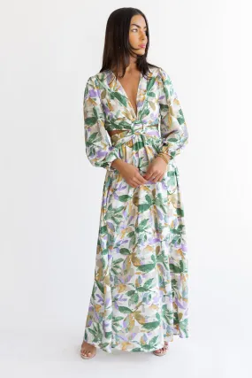 Sienna Lavender Cut Out Maxi Dress - Final Sale Sienna Lavender Cut Out Maxi Dress - Final Sale