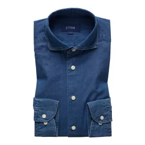 Slim Fit - Blue Denim Shirt Slim Fit - Blue Denim Shirt
