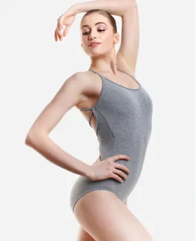 So Danca - Camisole back strap leotard - Grey - FINAL SALE So Danca - Camisole back strap leotard - Grey - FINAL SALE