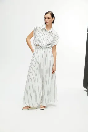 Striped Wide Leg Pants Striped Wide Leg Pants