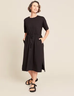 T-Shirt Tie Dress - Black T-Shirt Tie Dress - Black