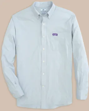 TCU Horned Frogs Gingham Button Down Shirt TCU Horned Frogs Gingham Button Down Shirt