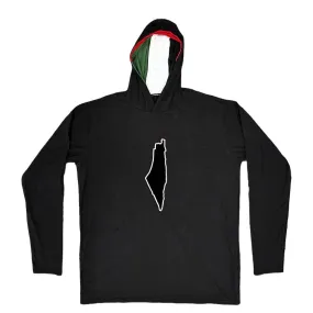 The Palestine Flag Hooded Shirt The Palestine Flag Hooded Shirt