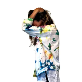 'TIE DYE FUN' DENIM JACKET 'TIE DYE FUN' DENIM JACKET
