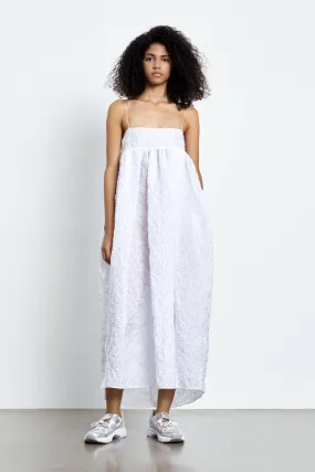 VILMA | DRESS GRASMERE MATELASSÉ WHITE VILMA | DRESS GRASMERE MATELASSÉ WHITE
