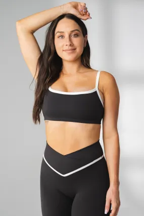 Vitality Daydream Block Square Bra - Midnight Contrast Vitality Daydream Block Square Bra - Midnight Contrast