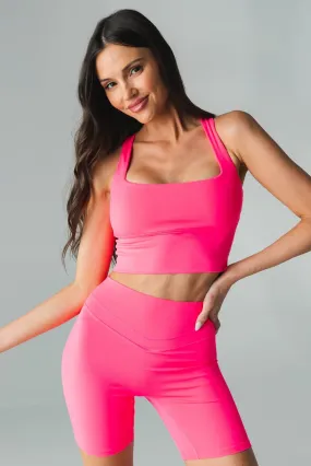 Vitality Pulse™ Racer Longline - Neon Pink Vitality Pulse™ Racer Longline - Neon Pink