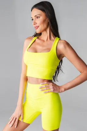 Vitality Pulse™ Racer Longline - Neon Yellow Vitality Pulse™ Racer Longline - Neon Yellow