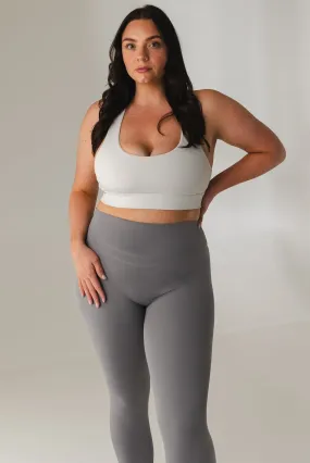 Vitality Revive Racer Bra - Ash Vitality Revive Racer Bra - Ash