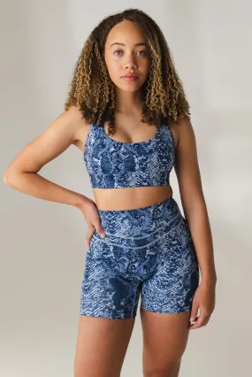 Vitality Revive Racer Bra - Sapphire Serpent Vitality Revive Racer Bra - Sapphire Serpent