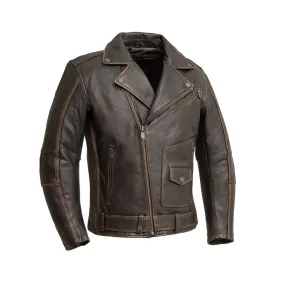 Wrath Men's Motorcycle Leather Jacket Wrath Men's Motorcycle Leather Jacket